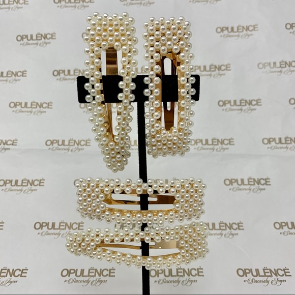 Pearl Hair Pins [4pc] - Picture 5 of 7
